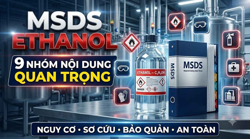 MSDS Ethanol Là Gì? Nội Dung, Vai Trò Và Cách Kiểm Tra Phiếu An Toàn Hóa Chất